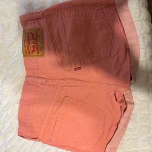 Levi's Pink Jean Shorts
